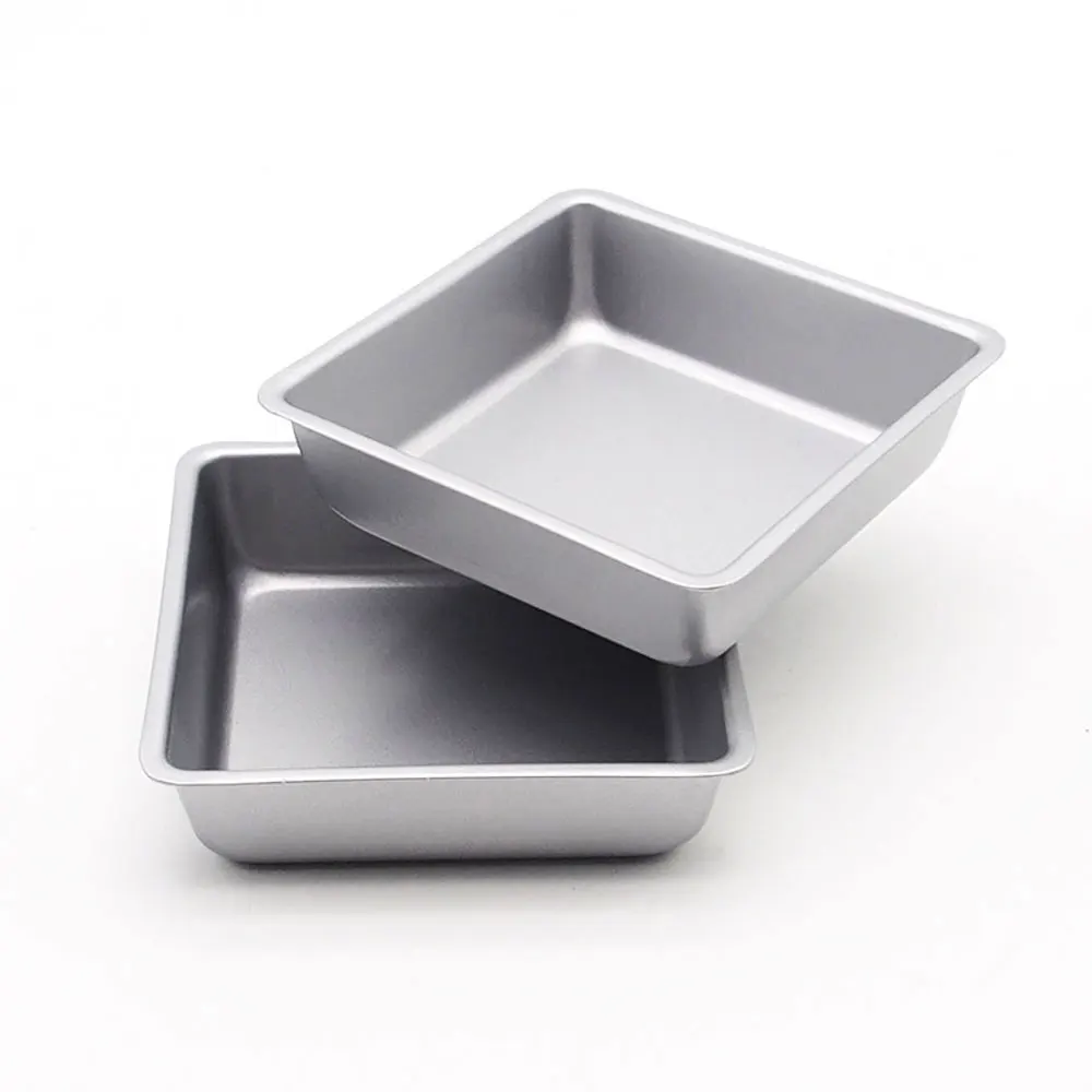 square baking pan Tray Oven Steel Trays Bread Baking Forms Pan Cookie Cake Pan Mold microwave