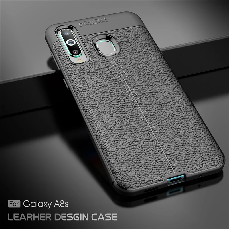 Чехол для Samsung Galaxy A8S роскошный кожаный силиконовый чехол A9 Pro 2019 Fundas Coque |
