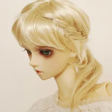1/3 BJD парики плетеные волосы конский хвост Многоцветный Искусственный мохер SD кукольный парик Allaosify