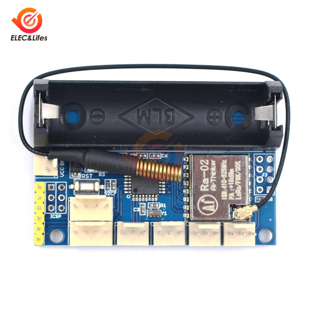 

Ra-02 LoRa Radio Node V2.0 433MHz SX1278 Wireless Transmission Module based ATmega328P I2C 3.7-12V For Arduino pro mini digital