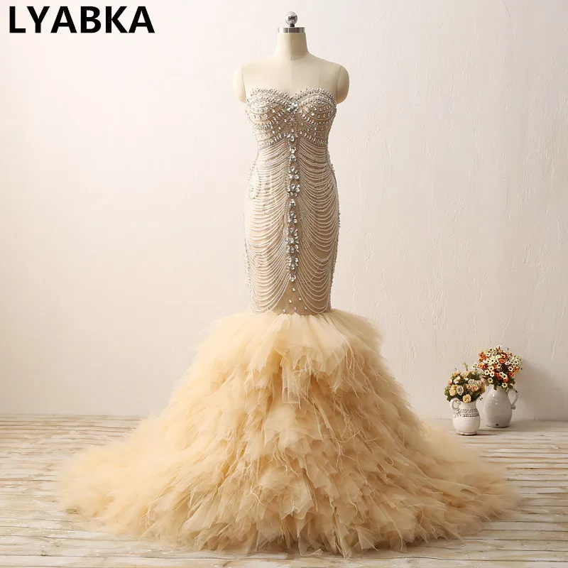 

Wedding Dress Vestido De Novia Sweetheart Luxury Tulle With Beading Wedding Dresses Mermaid Court Train Robe De Mariage 2019