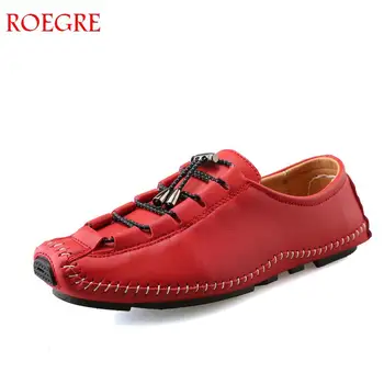 

2018 autumn new casual men shoes hot handmade high-quality leather shoes men comfortable breathable flat-bottomed shoes men