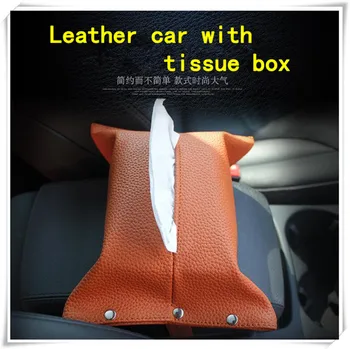 

Car Styling Car PU Tissue Box FOR citroen c5 honda civic 2017 jeep wrangler bmw x5 e53 mazda cx-5 bmw e30 vw golf 5 Accessories