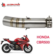 Alconstar для HONDA CBR 500 CBR500 мотоцикл Выпускной контакт средней трубы глушитель Escap разъем с зажимом