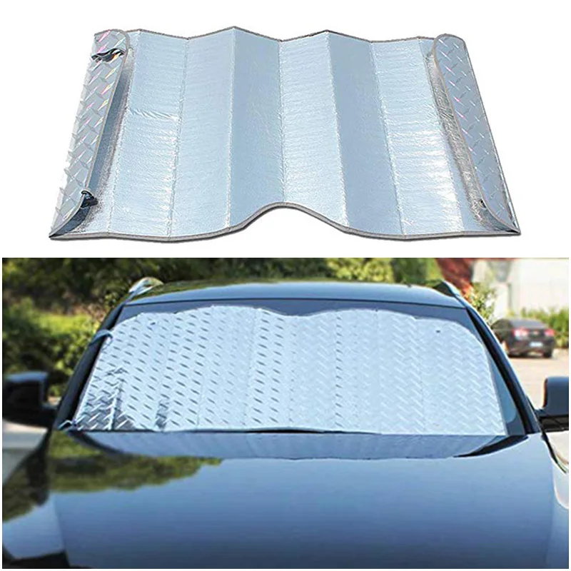 Car Sunshade Front File Thickening Laser Sunshade Sunscreen Insulation