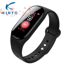 Kinyo умный Браслет мониторинг кислорода в крови кровяное давление Часы Погода Дисплей Смарт-будильник pk mi band 3