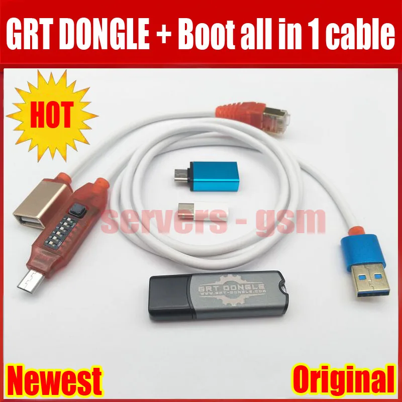 

GRT dongle KEY powerful +all in 1 cable for Qualcom Tool IMEI repair remove FRP for Samsung Huawei HTC NOKIA LG SONY oppo vivo