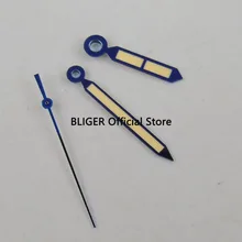 Классические брендовые новые голубое обрамление Светящиеся стрелки часов подходят для MIYOTA 8215 821A 8205 Mingzhu 2813 3804 автоматическое движение H110