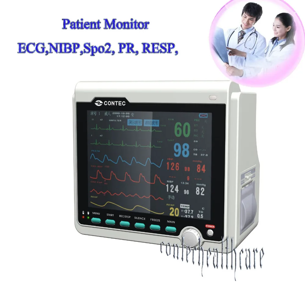 

Monitor paziente con 5 parametri,MONITOR MULTIPARAMETRICO DISPLAY LCD "8.4''6000