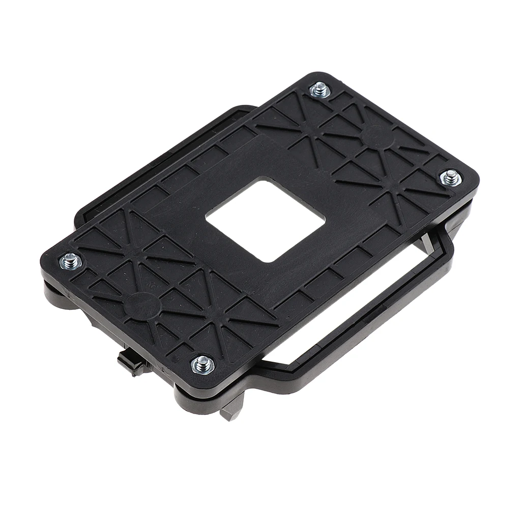 Black CPU Cooling Fan Bracket Base Stand for AM2 AM3 Socket with Back Plate