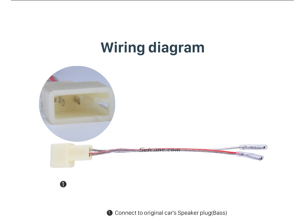 Seicane высокое качество жгут проводов адаптер динамик кабель для TOYOTA/MITSUBISHI/SUBARU(бас