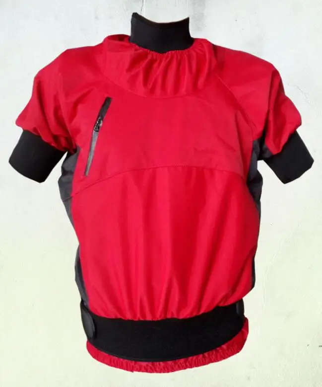 Semi dry tops splash jacket kayak cags short sleeve,sailing ,canoeing