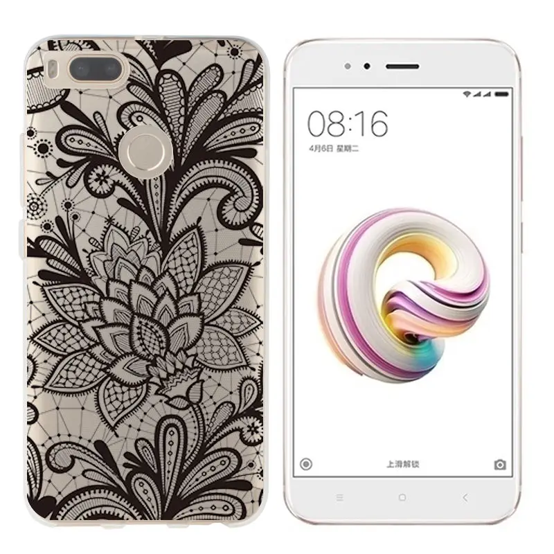 Patterned Phone Case for Xiaomi  Mi 8 A2 Lite Mi 5X 6X Pocophone F1 Clear Cover Redmi 5 Plus 6 Pro 4X Note 5 Pro Soft TPU Shell (4)
