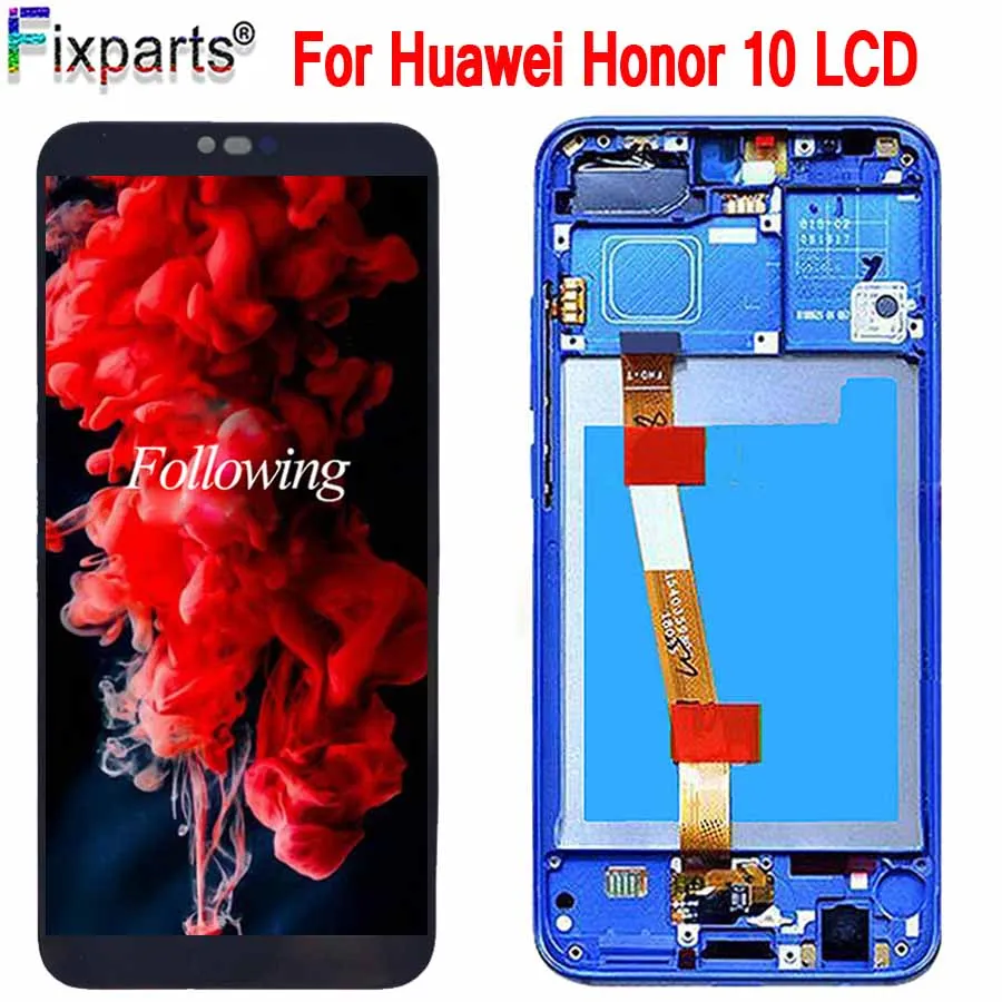 

For 5.84" Huawei Honor 10 LCD Display+Touch Screen Digitizer Assembly Replacement Parts For 2280*1080 Huawei Honor 10 LCD
