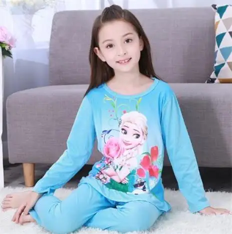 

NEWEST Listing Kids Clothing set Autumn&Spring Baby Sleepwears Suit Lovely Pajamas Children Pyjamas Girls Cartoon Pijamas A2