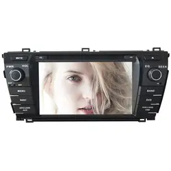 7 "HD 1024*600 4 ядра Android 6,0 Автомобильный DVD gps Радио Видео Стерео навигации плеер для Toyota Corolla 2013 2014 2015 DVR TPMS