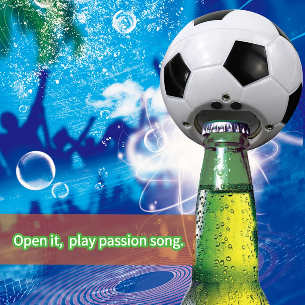 

Bottle Opener Football Team Gift Electric Music Bottle Opener Football Fans Best Beer Bottle Opener with Custom Sound