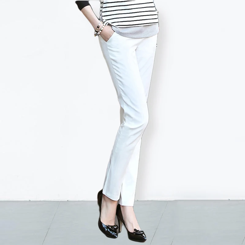 women's top quality casual elastic cotton Pencil pants 2018 New arrival elegant ladies office work pants big size trousers women Pants