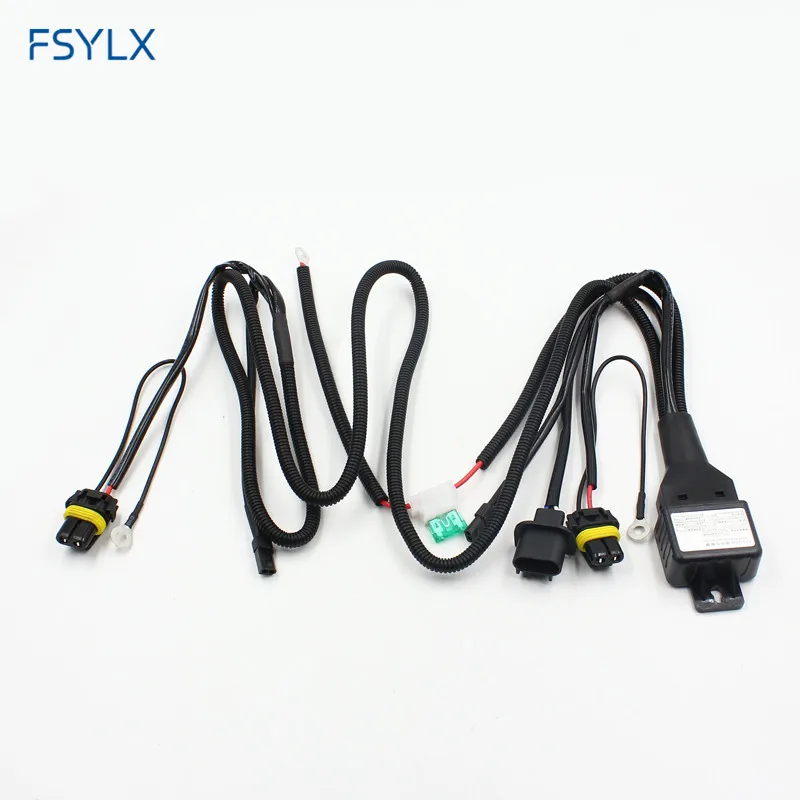 Автомобильное реле ближнего/дальнего света FSYLX H13 9004 9007 H4 жгут проводов Xenon HID для