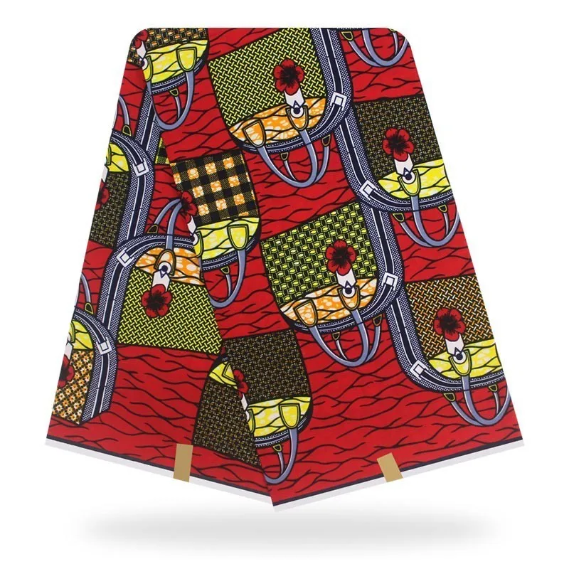 Африканский воск печати ткань воск настоящий голландский воск настоящая ткань настоящий шотландский вощеный хлопок Горячая африканская Анкара ткань для платьев