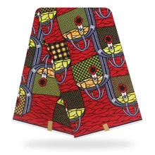 Африканский воск печати ткань воск настоящий голландский воск настоящая ткань настоящий шотландский вощеный хлопок Горячая африканская Анкара ткань для платьев