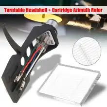 Сменная поворотная головка+ картридж азимутная линейка измерительный Фонокорректор для техники и других проигрывателей портативный аудио и видео