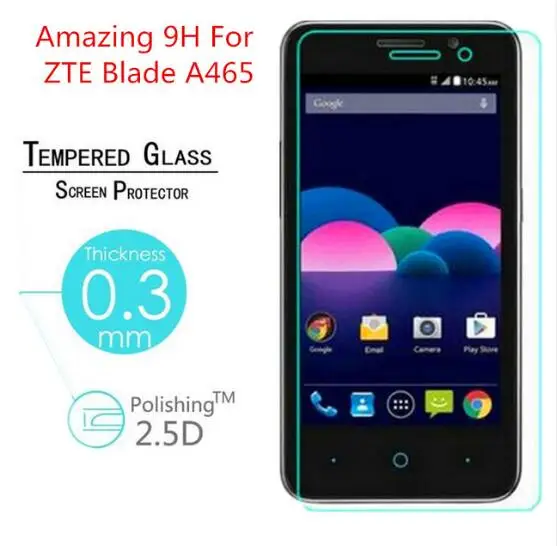2 упаковки для Zte Blade A465 Закаленное стекло протектор экрана 5 9h защитная пленка на