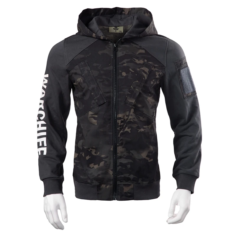 New Man Tactical Camouflage &amp Pure Patch Jacket Army Hoody Multicam Black Military | Спорт и развлечения