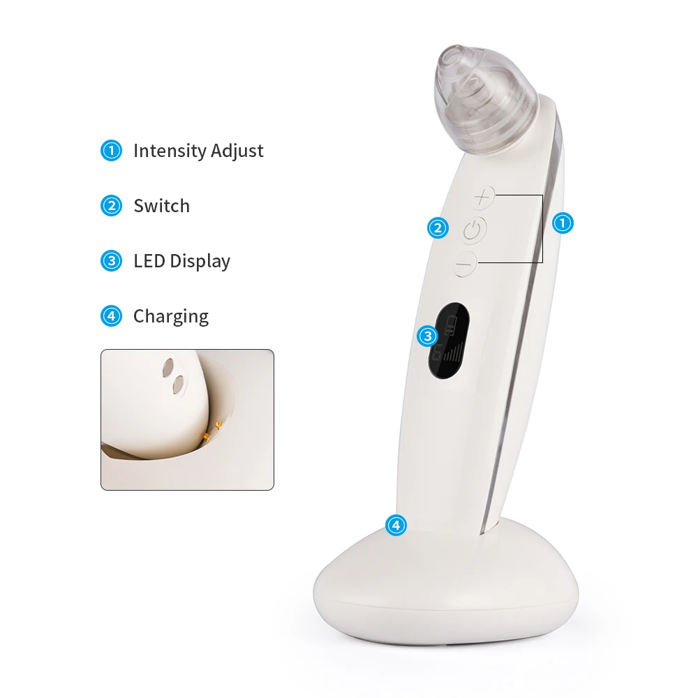 Máquina de Remoção de Cravo Removedor de Cabeça Cuidados com a Pele Facial Preta Aspirador Poros Nariz Rosto Forte Sucção Limpeza Profunda Ferramenta 13 Cheap Utensílios de cuidado facial