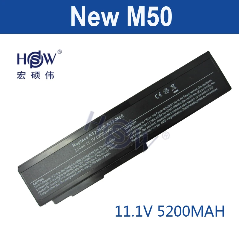 

Battery A32-M50 A32-N61 A32-X64 A33-M50 for Asus G50 G51 G60 M50 M51 M60 N43 N53 N61 N61-A1 N61J S N61V Series,N61w,X64