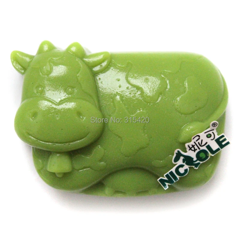 Nicole R1248 3D cow shape silicone soap mold silica gel soap moldsin