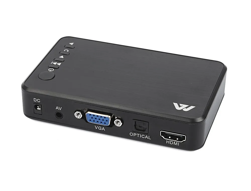 MP023 Высокое качество 3D USB Full HD 1080P HDD медиаплеер HDMI VGA AV оптический HDMI AV USB хост MKV H.264 AVI подарок и