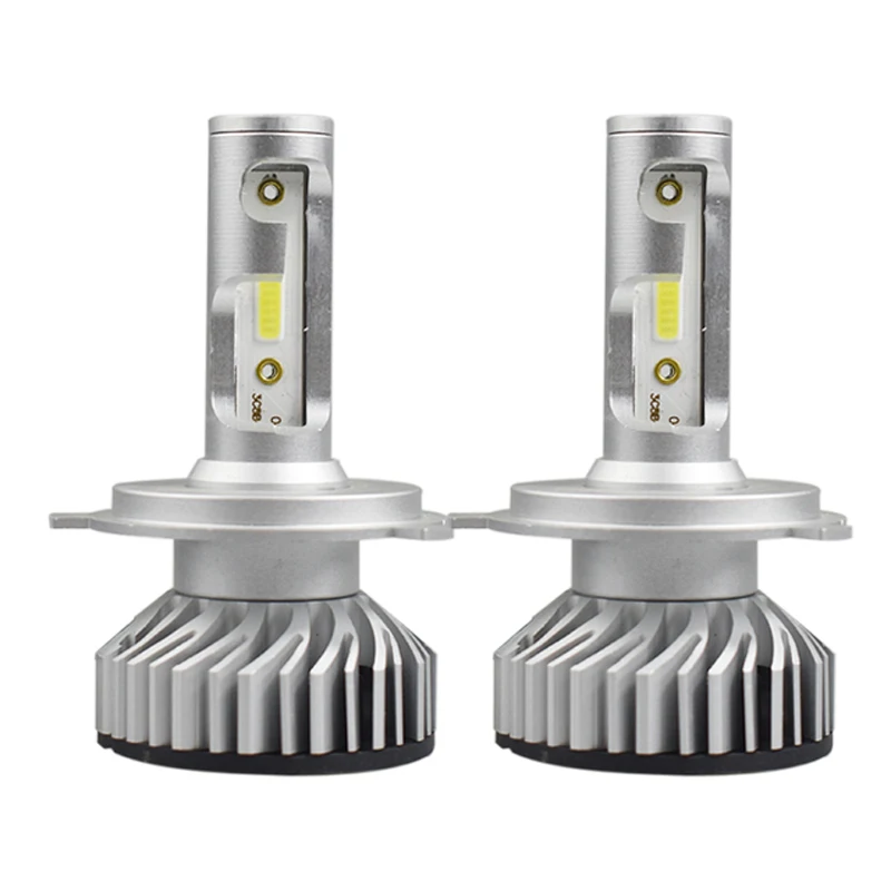 

2Pcs Auto Led H7 Headlight 9005 HB3 9012 Led H4 Car Bulb 6000K COB Chip 50W 10000lm H1 H11 H4 Fog Lamp Fan All-in-one Headlamp