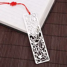 Креативные Цветочные Полые маркеры винтажные металлические закладки с китайским узлом Многофункциональные Канцелярские принадлежности Школьные принадлежности подарок