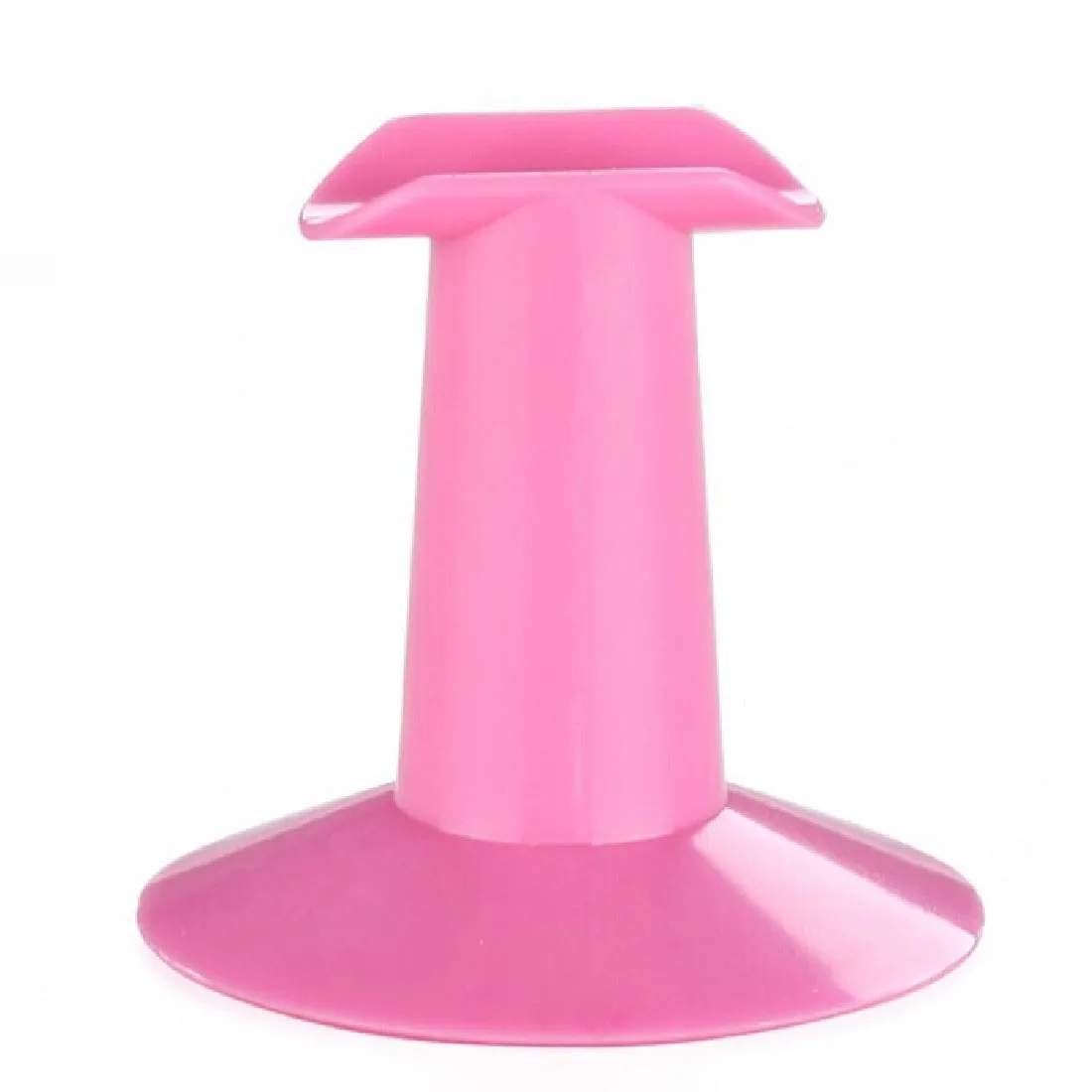 

New 1pc Pro Salon Nail Art Pink Finger Support Stand Rest Holder For Gel Polish 3D Flower Painting Drawing Coating Accessories