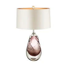 Modern Simple Luxury Table Lamps Crystal Art Table Lamps Fashion Creative Table Lamps for Model Room Bedroom Living Room Study