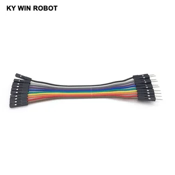 

Dupont line 10pcs 10cm 2.54mm 1p-1p Pin Female to Male Color Breadboard Cable Jump Wire Jumper For Arduino
