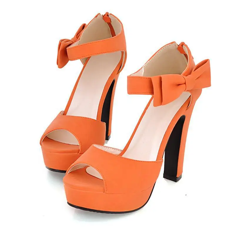 Resultado de imagen para tacones naranjas de 15