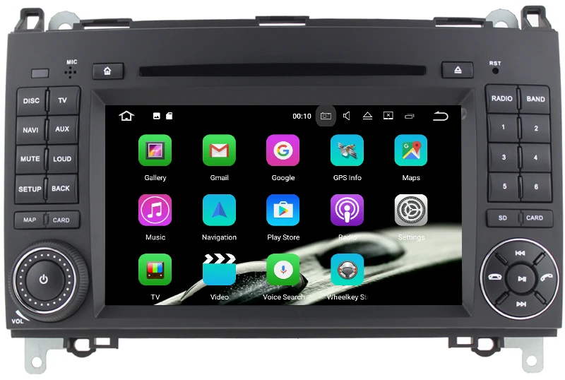 Excellent HIFIF Two Din 7 Inch Android CarDVD Player For Mercedes/Benz/Sprinter/W209/W169Viano/Vito/B200/A160 Wifi GPS Navigation Radio FM 6