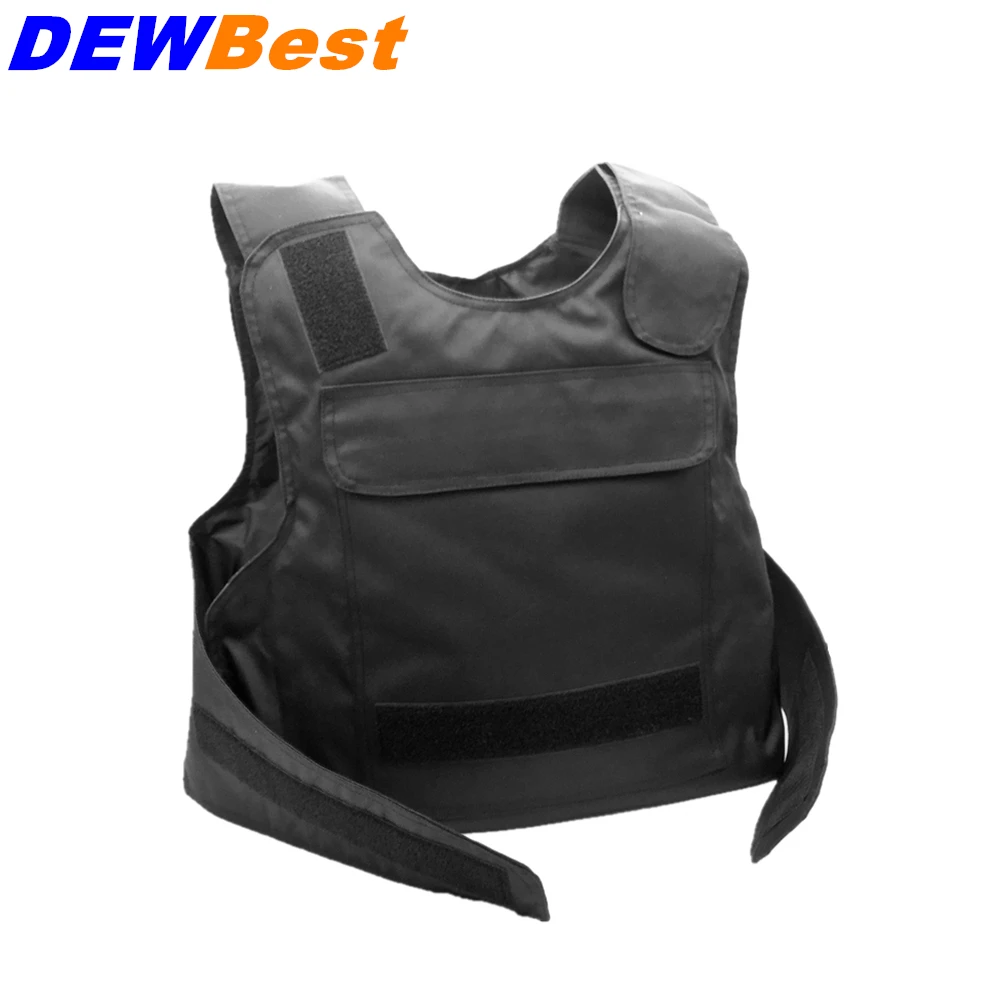 

DEWBest Black Female NIJ IIIA 3A and Level 1 Stab Concealable Aramid Bulletproof Vest Covert Ballistic Bullet Proof Vest