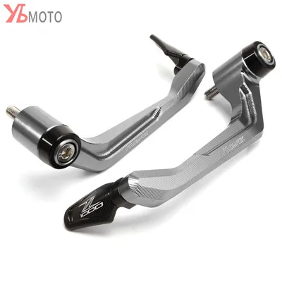 Motorcycle Handguards FOR KAWASAKI Z1000 SX R Z1000SX Z1000R 2010- Handlebar Hand Guards Grips Bar Ends plug - Color: Titanium