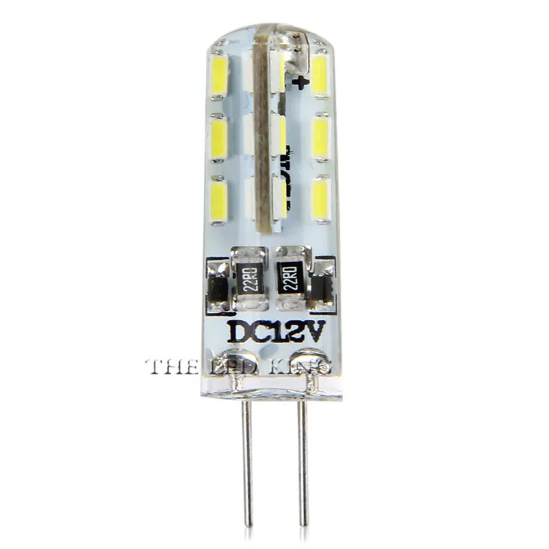 10 шт./лот 3W G4 Светодиодный светильник DC 12V SMD 3014 белый/теплый белый светильник угол 360 градусов