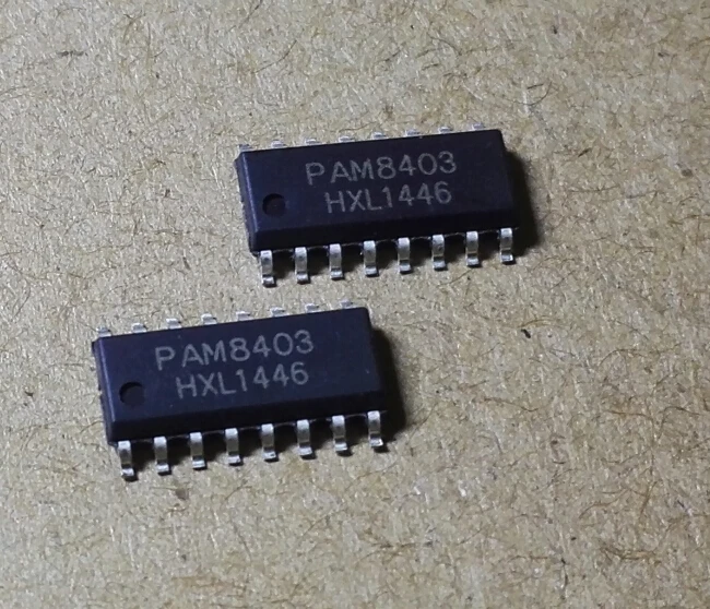 10PCS PAM8403 SOP-16 8403 SOP16 | Электронные компоненты и принадлежности