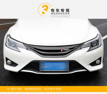 

car For Toyota Mark X Reiz Carbon Fiber Car Styling Front Bumper Grill Grille for toyota MARK X Style 2013-2016