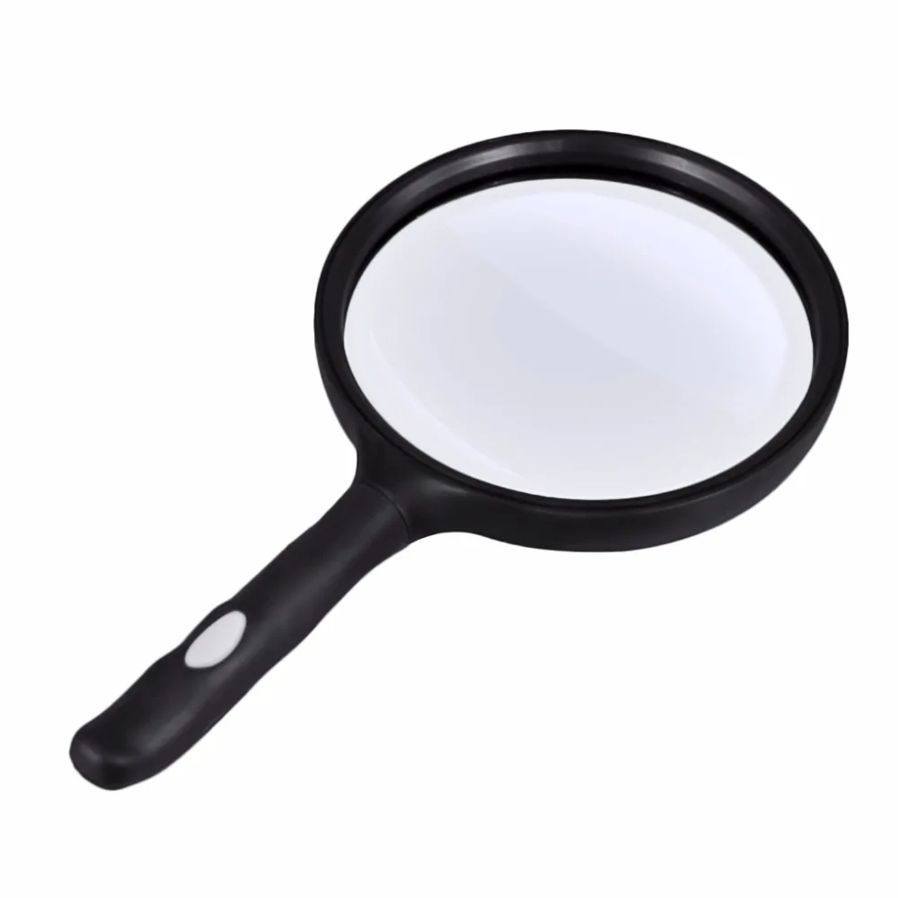 Large Portable 2.5X Magnifer 130mm/5.1" Handheld Magnifying Glass for Reading Map,Science Class