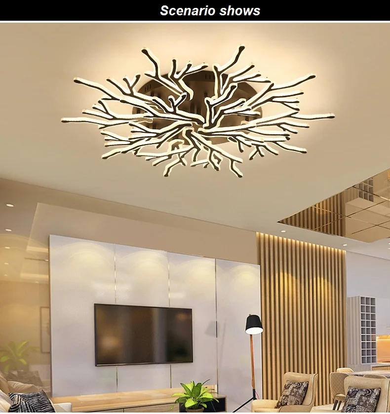 Luminárias de Teto Residenciais para Sala de Estar Sala de Jantar Estudo Moderna Negócios Escritório Led 3 Luminárias de teto, residenciais, para sala de
