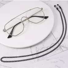 Новинка, ремешок для очков, металлическая цепочка, шнур для очков для чтения, держатель на шею, веревочка, подарок, модные аксессуары для солнцезащитных очков