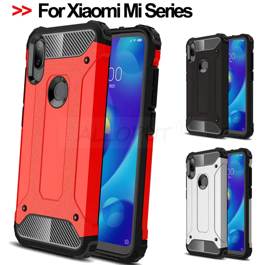 

360 Degree Luxury Armor Shockproof Case For Xiaomi Mi A2 Lite 9T Pro Case Full Cover Xiaomi Mi 9 T Pro Mi A2 Lite Rugged Case