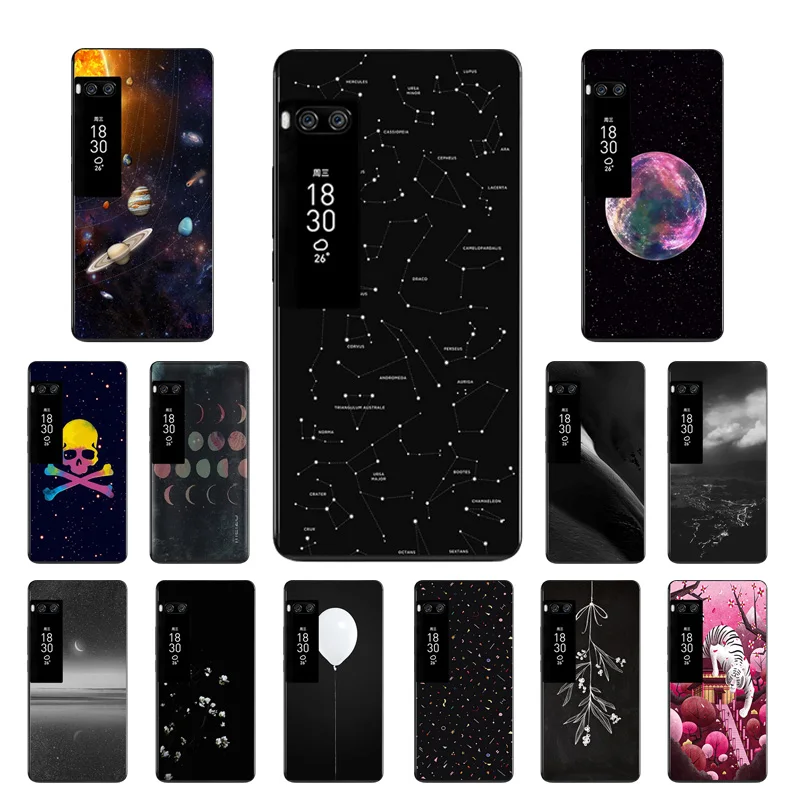 Защитные чехлы для Meizu Pro 7 5 2 дюйма мягкий силиконовый чехол на заднюю панель