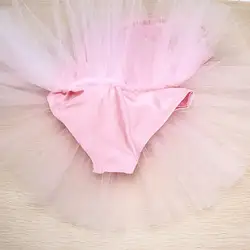Новый Обувь для девочек Фея розовое или белое платье Балетные костюмы пачка Купальник Размеры s (3-4 лет)